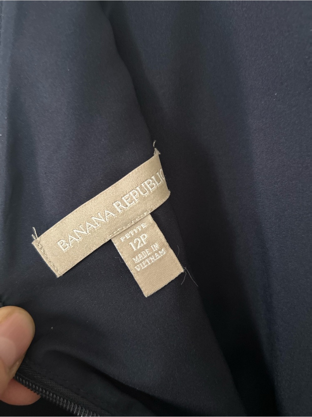 Banana Republic Navy Tailored Dress (12P)